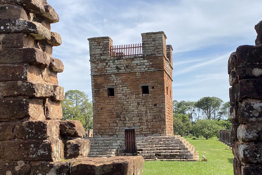 The tower at Trinidad Jesuit ruins